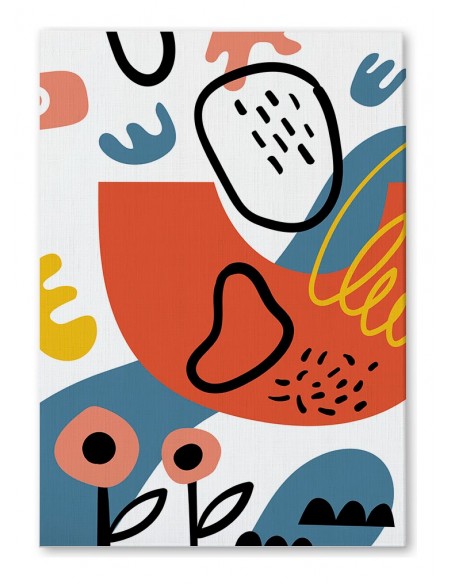 Cuadro Abstracto 35x50cm Canvas  Arte Decorativo Diseño 0098