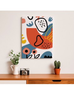 Cuadro Abstracto 35x50cm Canvas  Arte Decorativo Diseño 0098 2