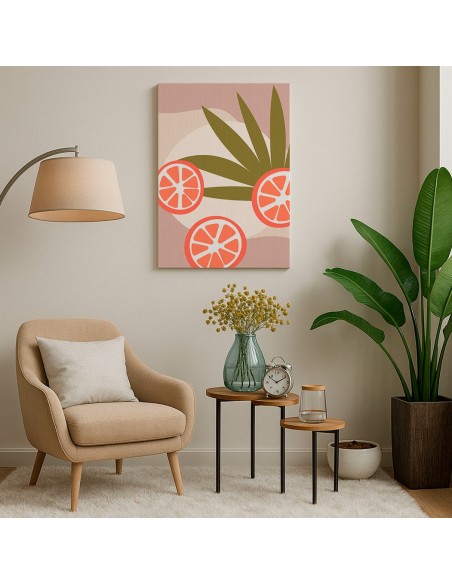 Cuadro Abstracto 35x50cm Canvas  Arte Decorativo Diseño 0099