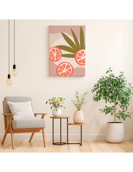 Cuadro Abstracto 35x50cm Canvas  Arte Decorativo Diseño 0099