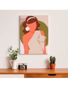 Cuadro Abstracto 35x50cm Canvas  Arte Decorativo Diseño 0100 2