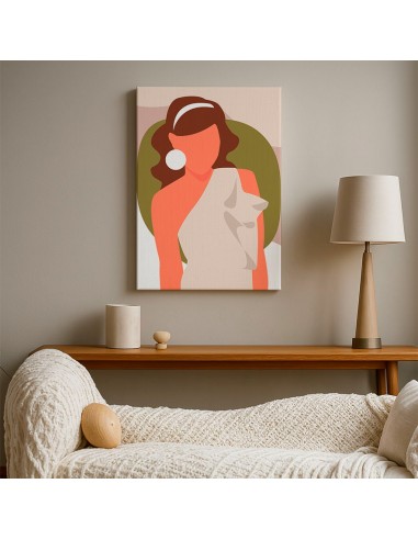 Cuadro Abstracto 35x50cm Canvas  Arte Decorativo Diseño 0100