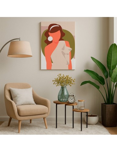 Cuadro Abstracto 35x50cm Canvas  Arte Decorativo Diseño 0100