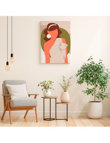 Cuadro Abstracto 35x50cm Canvas  Arte Decorativo Diseño 0100