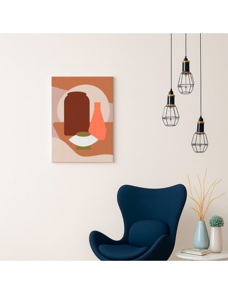 Cuadro Abstracto 35x50cm Canvas  Arte Decorativo Diseño 0101