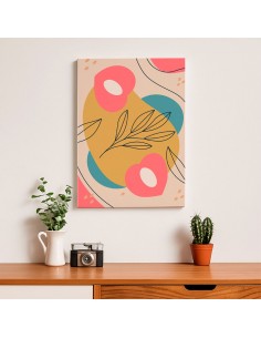 Cuadro Abstracto 35x50cm Canvas  Arte Decorativo Diseño 0102 2
