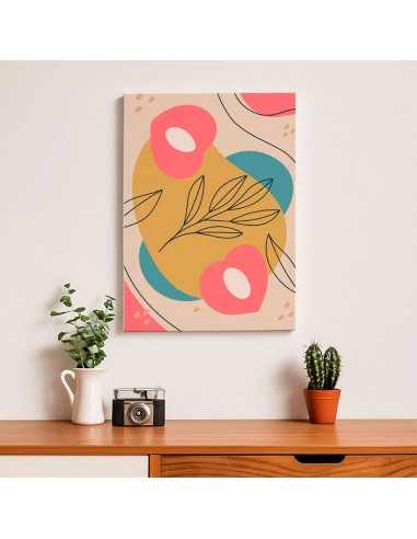 Cuadro Abstracto 35x50cm Canvas  Arte Decorativo Diseño 0102