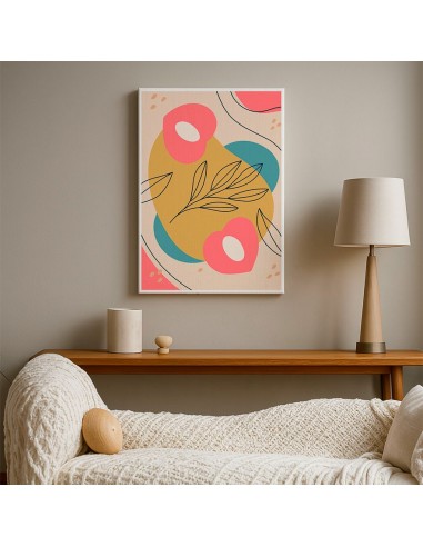 Cuadro Abstracto 35x50cm Canvas  Arte Decorativo Diseño 0102