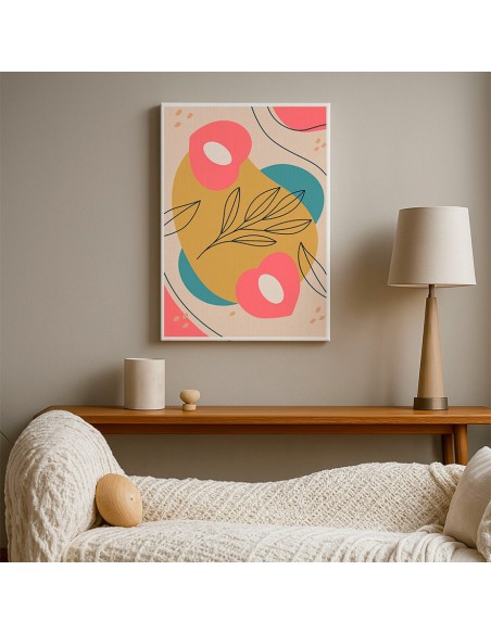 Cuadro Abstracto 35x50cm Canvas  Arte Decorativo Diseño 0102