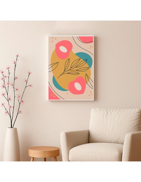 Cuadro Abstracto 35x50cm Canvas  Arte Decorativo Diseño 0102