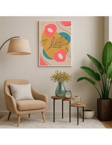 Cuadro Abstracto 35x50cm Canvas  Arte Decorativo Diseño 0102