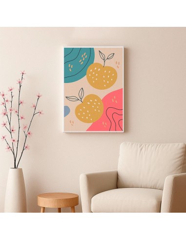 Cuadro Abstracto 35x50cm Canvas  Arte Decorativo Diseño 0103