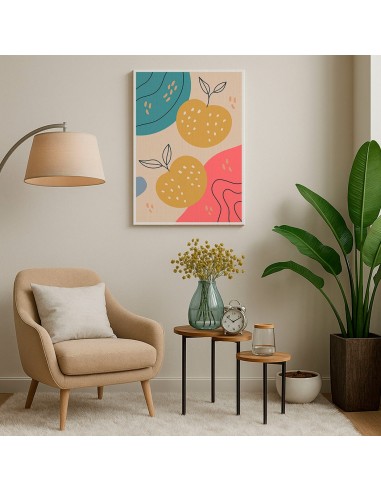 Cuadro Abstracto 35x50cm Canvas  Arte Decorativo Diseño 0103