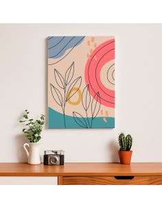 Cuadro Abstracto 35x50cm Canvas  Arte Decorativo Diseño 0104 2