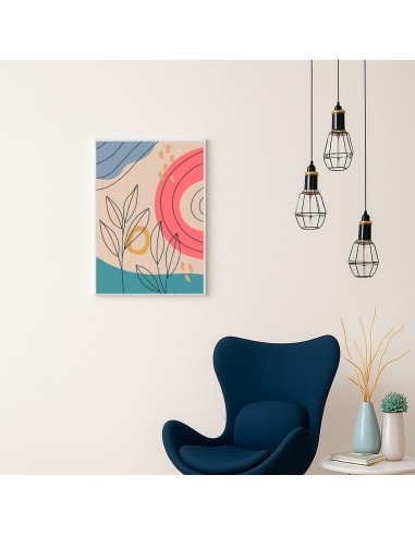 Cuadro Abstracto 35x50cm Canvas  Arte Decorativo Diseño 0104