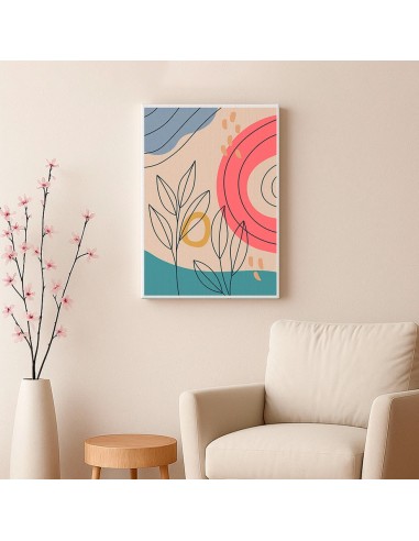Cuadro Abstracto 35x50cm Canvas  Arte Decorativo Diseño 0104