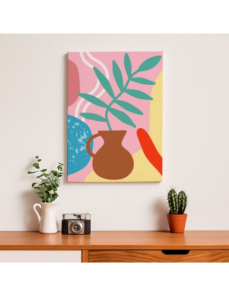 Cuadro Abstracto 35x50cm Canvas  Arte Decorativo Diseño 0105