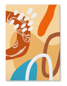 Cuadro Abstracto 35x50cm Canvas  Arte Decorativo Diseño 0106