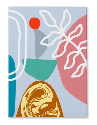 Cuadro Abstracto 35x50cm Canvas  Arte Decorativo Diseño 0107