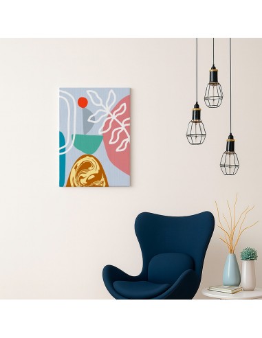 Cuadro Abstracto 35x50cm Canvas  Arte Decorativo Diseño 0107