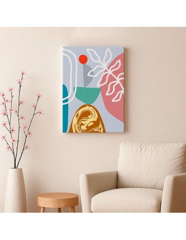 Cuadro Abstracto 35x50cm Canvas  Arte Decorativo Diseño 0107