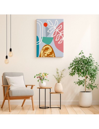 Cuadro Abstracto 35x50cm Canvas  Arte Decorativo Diseño 0107