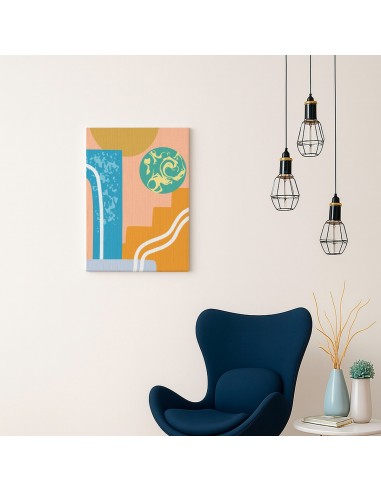 Cuadro Abstracto 35x50cm Canvas  Arte Decorativo Diseño 0108