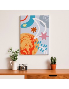 Cuadro Abstracto 35x50cm Canvas  Arte Decorativo Diseño 0109 2