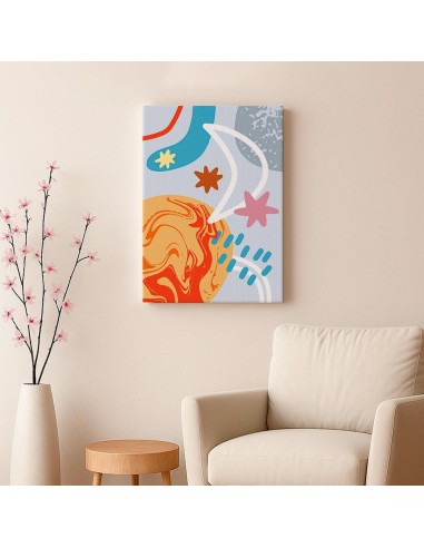 Cuadro Abstracto 35x50cm Canvas  Arte Decorativo Diseño 0109