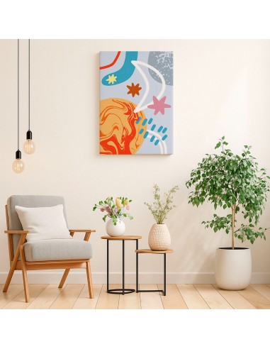 Cuadro Abstracto 35x50cm Canvas  Arte Decorativo Diseño 0109