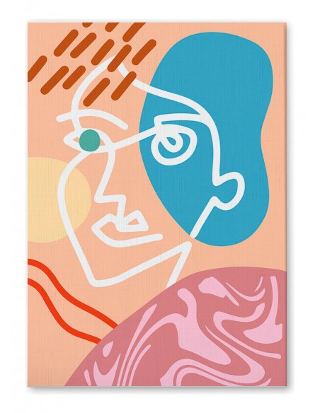 Cuadro Abstracto 35x50cm Canvas  Arte Decorativo Diseño 0110