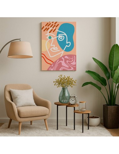 Cuadro Abstracto 35x50cm Canvas  Arte Decorativo Diseño 0110