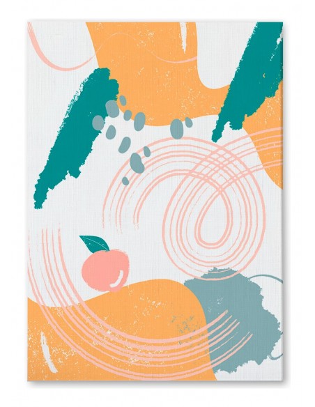 Cuadro Abstracto 35x50cm Canvas  Arte Decorativo Diseño 0114