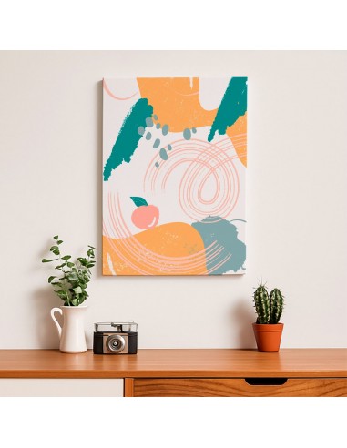 Cuadro Abstracto 35x50cm Canvas  Arte Decorativo Diseño 0114