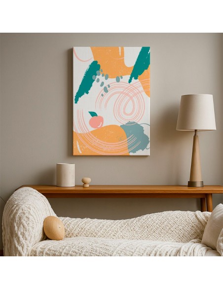 Cuadro Abstracto 35x50cm Canvas  Arte Decorativo Diseño 0114