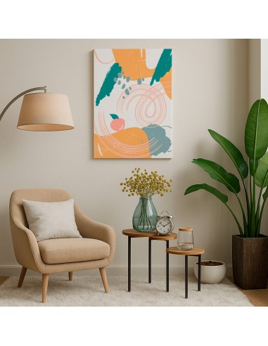 Cuadro Abstracto 35x50cm Canvas  Arte Decorativo Diseño 0114