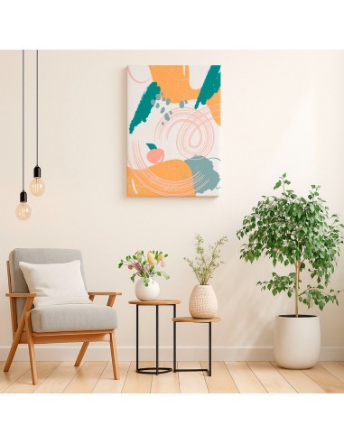 Cuadro Abstracto 35x50cm Canvas  Arte Decorativo Diseño 0114