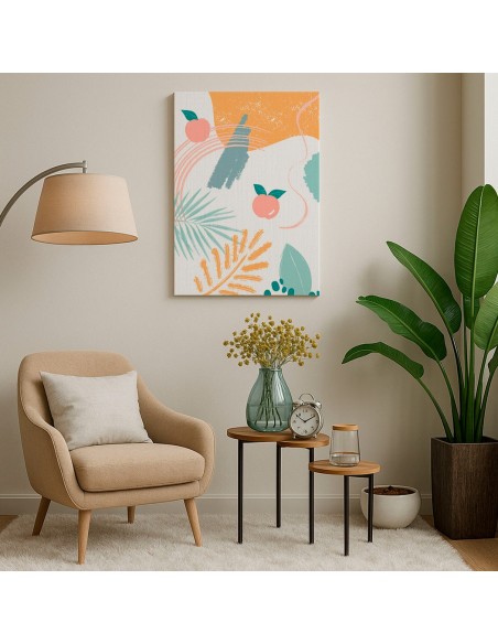 Cuadro Abstracto 35x50cm Canvas  Arte Decorativo Diseño 0115