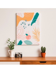 Cuadro Abstracto 35x50cm Canvas  Arte Decorativo Diseño 0116 2