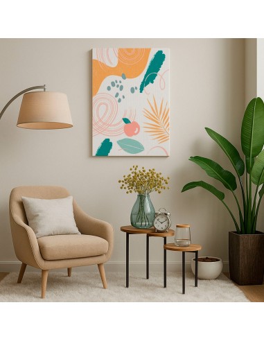 Cuadro Abstracto 35x50cm Canvas  Arte Decorativo Diseño 0116