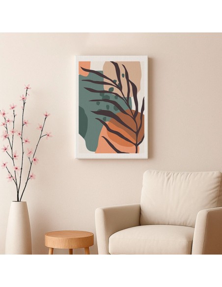 Cuadro Abstracto 35x50cm Canvas  Arte Decorativo Diseño 0121