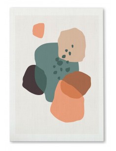 Cuadro Abstracto 35x50cm Canvas  Arte Decorativo Diseño 0122