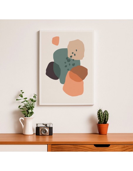 Cuadro Abstracto 35x50cm Canvas  Arte Decorativo Diseño 0122