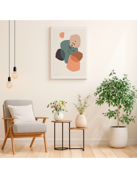 Cuadro Abstracto 35x50cm Canvas  Arte Decorativo Diseño 0122