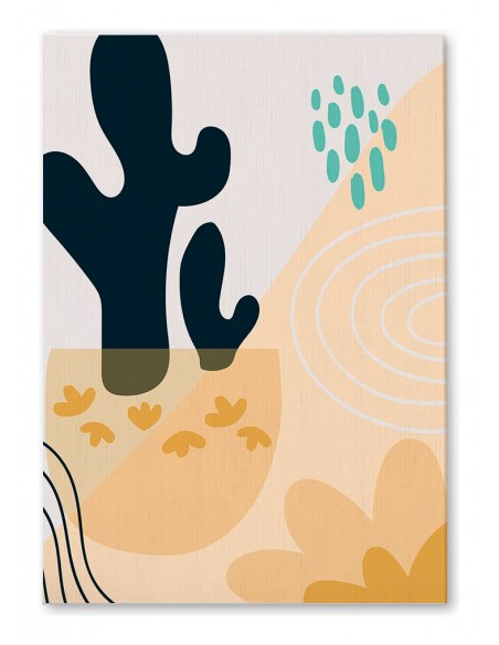 Cuadro Abstracto 35x50cm Canvas  Arte Decorativo Diseño 0123