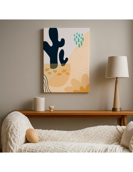 Cuadro Abstracto 35x50cm Canvas  Arte Decorativo Diseño 0123