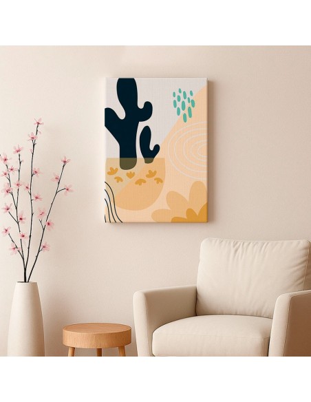 Cuadro Abstracto 35x50cm Canvas  Arte Decorativo Diseño 0123