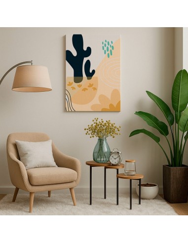 Cuadro Abstracto 35x50cm Canvas  Arte Decorativo Diseño 0123