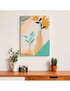 Cuadro Abstracto 35x50cm Canvas  Arte Decorativo Diseño 0124 2