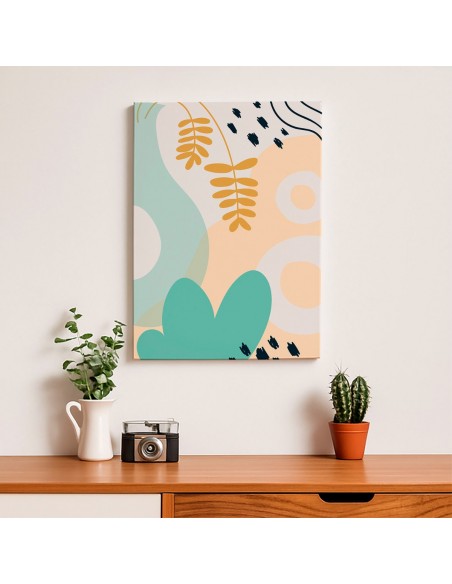 Cuadro Abstracto 35x50cm Canvas  Arte Decorativo Diseño 0125